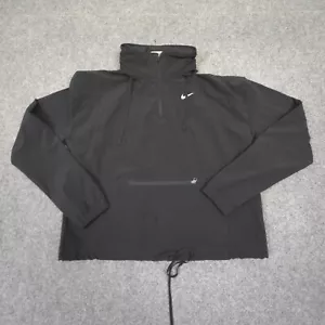 Nike Jacket womens XSMALL Black Long Sleeve 1/4 Zip Winter anorak track Size XS - Picture 1 of 8
