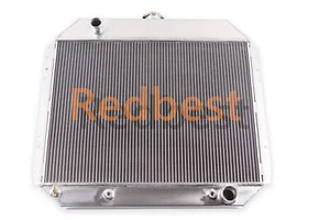 Radiador de aluminio de 19" de 3 filas para camioneta Ford F100 150 250 350 1966-179 6 cilindros - Imagen 1 de 10