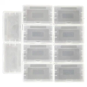 Lot Of 10 Clear Plastic Game Cartridge Card Box Case Cover For Game Boy GBA GBA - Picture 1 of 3