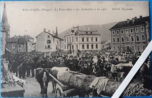 Nr. 2 Cpa du VAL-D'AJOL Foire dite des Andouilles 1911 ungeschrieben Vosges 88 - Bild 1 von 2