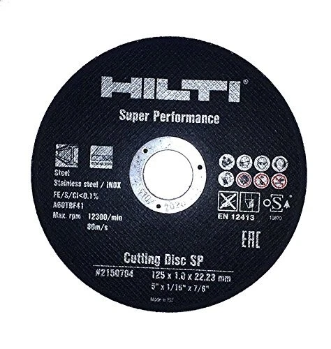 Hilti Trennscheibe Flexscheibe 125x1 0mm SP Metall Edelstahl