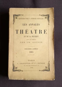 Les annales du théâtre et de la musique 1885 - Imagen 1 de 1