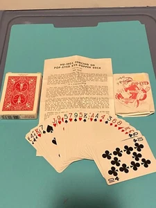 Magic Trick Nu-Idea Forcing or Pop-Eye-Popper Deck 9 Spades Force - Picture 1 of 2