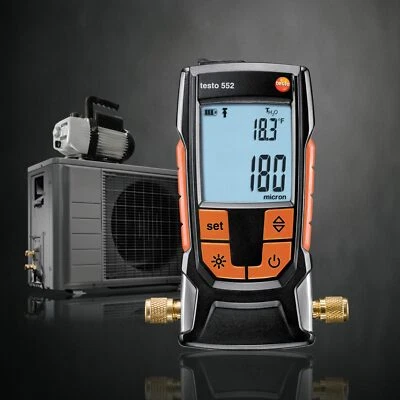 Testo 552 Digital Vacuum Gauge I Micron Gauge with Bluetooth Support testo552