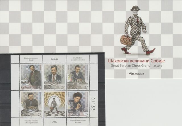 Chess Alexander Alekhine 130th Anniversary MNH Stamps 2022 Guinea