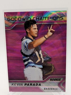 2023 Upper Deck Platinum Pink Wave Kevin Parada #P33 Baseball  - Image 1 of 2