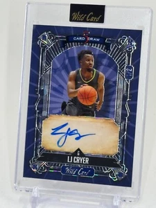 LJ Cryer 2024 Wild Card 5 Card Draw Auto 1/2 - Picture 1 of 2