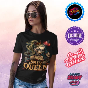 Dark Romance Smut Queen T-Shirt Spicy Book Lover Tee for Women BookTok Aesthetic - Picture 1 of 30