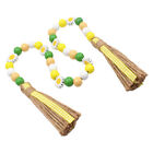  Sunflower Wood Beads Coffe Table Decor for Tiered Trays Pendant