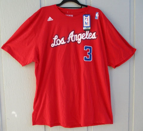 NWT NBA Adidas Sz 2X Paul 3 Chest 48" The Go To Tee Chris Paul Clippers Cover