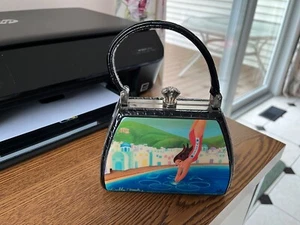 Debbie Brooks New York evening purse handbag Olympics girl diving 5/100 AE nice - Picture 1 of 18