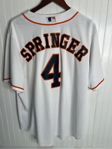 Camiseta MLB Houston Astros Springer #4 Majestuosa Blanca Mercancía Genuina - Imagen 1 de 4