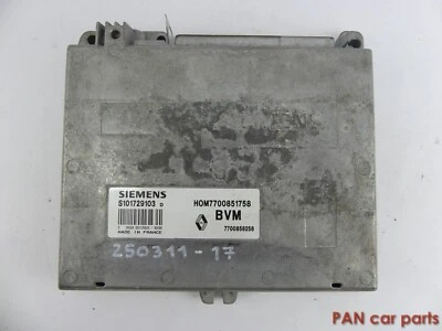 Centralina motore Renault Clio I 7700851758, S101729103D, HOM7700858258 - Immagine 1 di 4