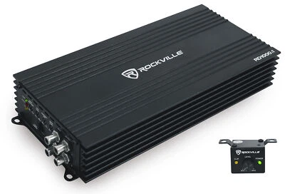 Rockville RD1000.1 1000w RMS @ 1 Ohm (4000w Peak) Mono Amplifier Car Audio Amp
