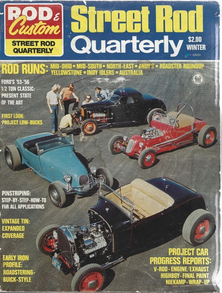 STREET ROD QUARTERLY by HOT ROD 1984 SUMMER - DROPPED-AXLE INST, FAT FENDERS* - Image 1 of 1