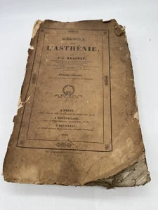 Mémoire sur l'asthénie , par J.-L. Brachet,... Paris, Gabon, 1829 In 8 broché EO - Bild 1 von 6