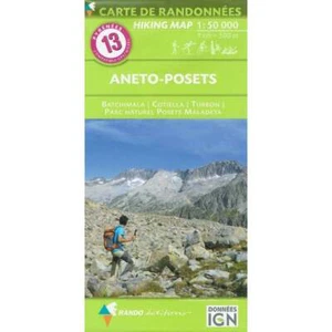 Pyrenees Map: 13 Aneto-Posets Rando Editions France walking hiking - Picture 1 of 4