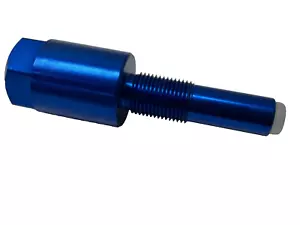 Blue Aluminium Kart Engine Piston Stop Tool with Nylon End - Picture 1 of 3
