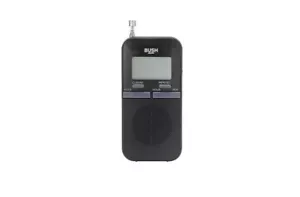 Radio FM de bolsillo personal Bush PR-50 con LCD - negra (PUBLICACIÓN RÁPIDA Y GRATUITA) - Imagen 1 de 3