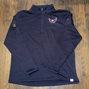 Washington Capitals NHL Fanatics Authentic Pro 1/4 Zip Team Rink Fleece Sz XL - Picture 1 of 14