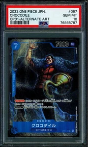 Crocodile - OP01-067 - PSA 10 - Alt Art Japanese - OP01 - One Piece - 65787 - Picture 1 of 2