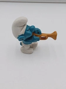 Puffo tromba corno oro 1974 vintage (buone condizioni) - Foto 1 di 3