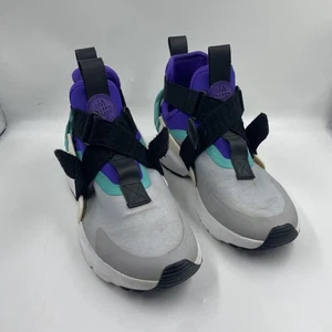 Nike Air Huarache City AH6787-004 grigio viola giada da donna taglia 6 - Foto 1 di 19
