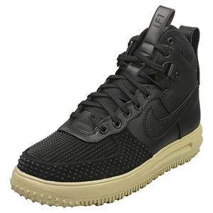 Nike Lunar Force 1 Duckboot Scarpe da Ginnastica Uomo Moda in Nero Oliva - Foto 1 di 8