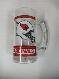 Vintage Arizona,Saint Louis Cardinals NFL Glass Beer Mug 12oz - Picture 1 of 10