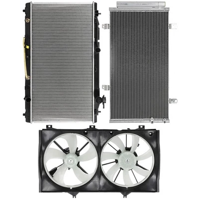 Electric Radiator Condenser Cooling Fan Kit For 07-11Toyota Avalon Toyota Camry - Image 1 of 4