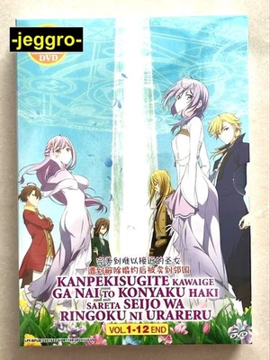 Anime DVD Kanpekisugite Kawaige ga Nai to Konyaku Haki Vol. 1-12 End ENG SUB - Image 1 of 4
