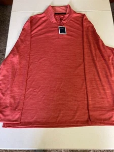 Club Room Men's Quarter-Zip Tech Sweatshirt in Melone-Size Small - Picture 1 of 5