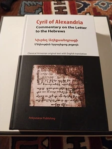 CYRIL of ALEXANDRIA:Letter to Hebrews Commentary/Abkyunacar/ENGLISH & ARMENIAN - Picture 1 of 12