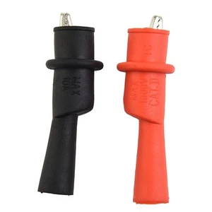 1Pair Wire Tips Test Clamp Red Black For Multi-Meter AC 1000V Replacement Part - Picture 1 of 24