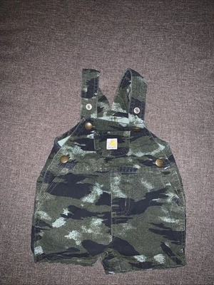 Комбинезон короткий Carhartt камуфляжный принт для младенцев/младенцев размер 9 месяцев - Изображение 1 из 3