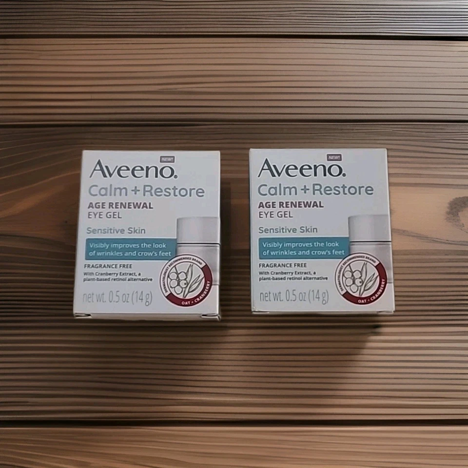 Juego de 2 gel para ojos Aveeno Calm + Restore Age Renewal (0,5 fl/14 ml) Foto 1 de 1
