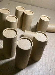 10 Stück Kraftpapier Tube Behälter für ätherische Öle Gewürze Handwerk Langlebig - Bild 1 von 4