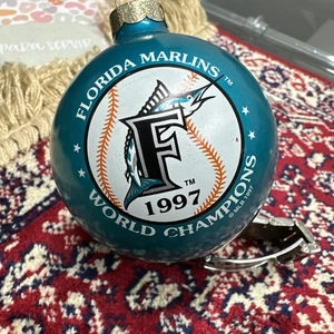1997 World Series Champions Florida Marlins World Series Christmas Ornament - Picture 1 of 5