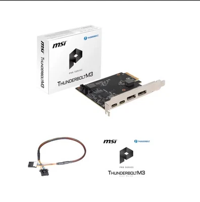 NEW MSI THUNDERBOLT M3 THUNDERBOLT 3 Expansion Card - Image 1 of 3