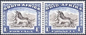 South Africa 1947-54 1s blackish brown & ultramarine, SG.120a, VFM, cat.£18 - Picture 1 of 1