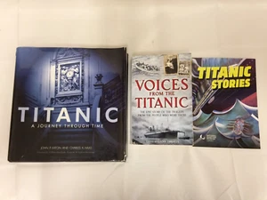 3 x Titanic Books - Titanic Stories, Voices from..., A Journey Through Time - Picture 1 of 10