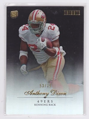 2010 Topps Tribute - Black Parallel #53/75 - Anthony Dixon #21 - Rookie - Image 1 of 2