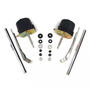Black Windshield Wiper Motor Blade MarinBoat Chevy Ford Mopar Jeep Hot Rod ATV - Bild 1 von 5
