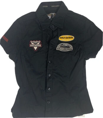 CAMISA MOTOCICLETAS HARLEY DAVIDSON NIÑOS TALLA XS NEGRA USADA EXCELENTE ESTADO Foto 1 de 3