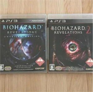 PS3 Resident Evil Revelations 1 & 2 PlayStation 3 Baio Hazard Capcom Game Set - Picture 1 of 5