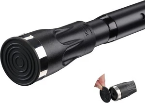 Tension Curtain Rod 42 to 100 Inch Adjustable Heavy Duty Black Shower Curtain R - Picture 1 of 3
