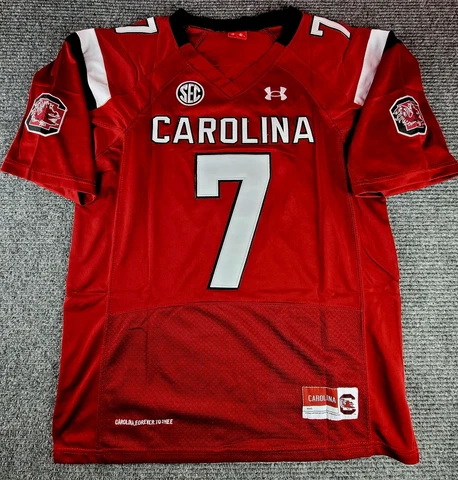 south carolina gamecocks Medium Spencer Rattler Home Garnet football Jersey new Cover