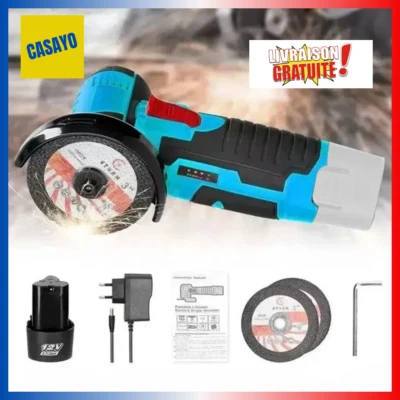Mini Meuleuse D'Angle Sans fil Rechargeable 12 V Outil de Broyage et Polissage - Photo 1/4