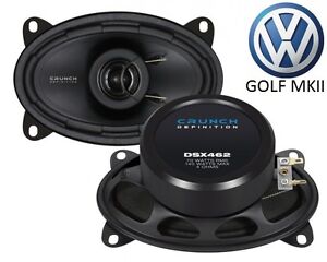CRUNCH6x4 COAXIAL SPEAKER FOR VW Golf 2 - 1983-1992 PERFECT FIT
