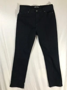 Levi's 512 Jeans Mens 33 X 32 Perfectly Slimming Skinny Leg Dark Blue - Picture 1 of 8